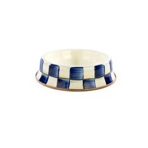 MacKenzie-Childs Royal Check Cat or Small Dog Dish